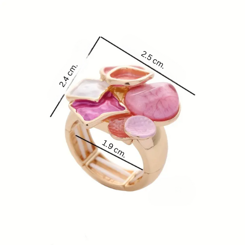 Blommande Kronblad Ringar | Tillsammans mot Bröstcancer