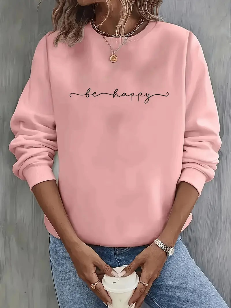 Varm minimalistisk Sweatshirt | Tillsammans mot bröstcancer