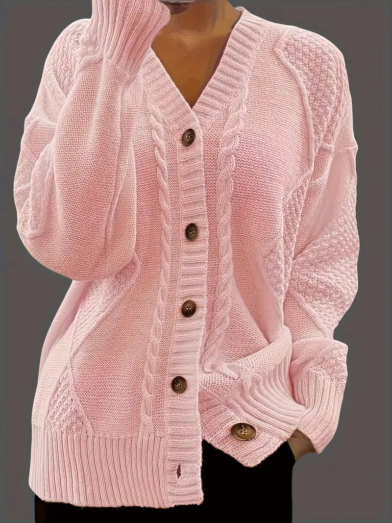 Rosa Hopp Cardigan | Tillsammans mot Bröstcancer