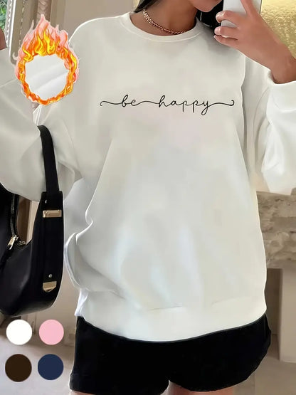 Varm minimalistisk Sweatshirt | Tillsammans mot bröstcancer