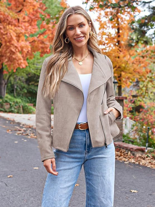 Raina™ - Motorcykel Skinnjacka