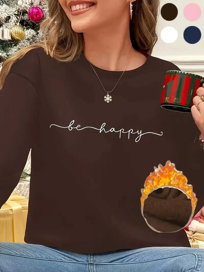 Varm minimalistisk Sweatshirt | Tillsammans mot bröstcancer