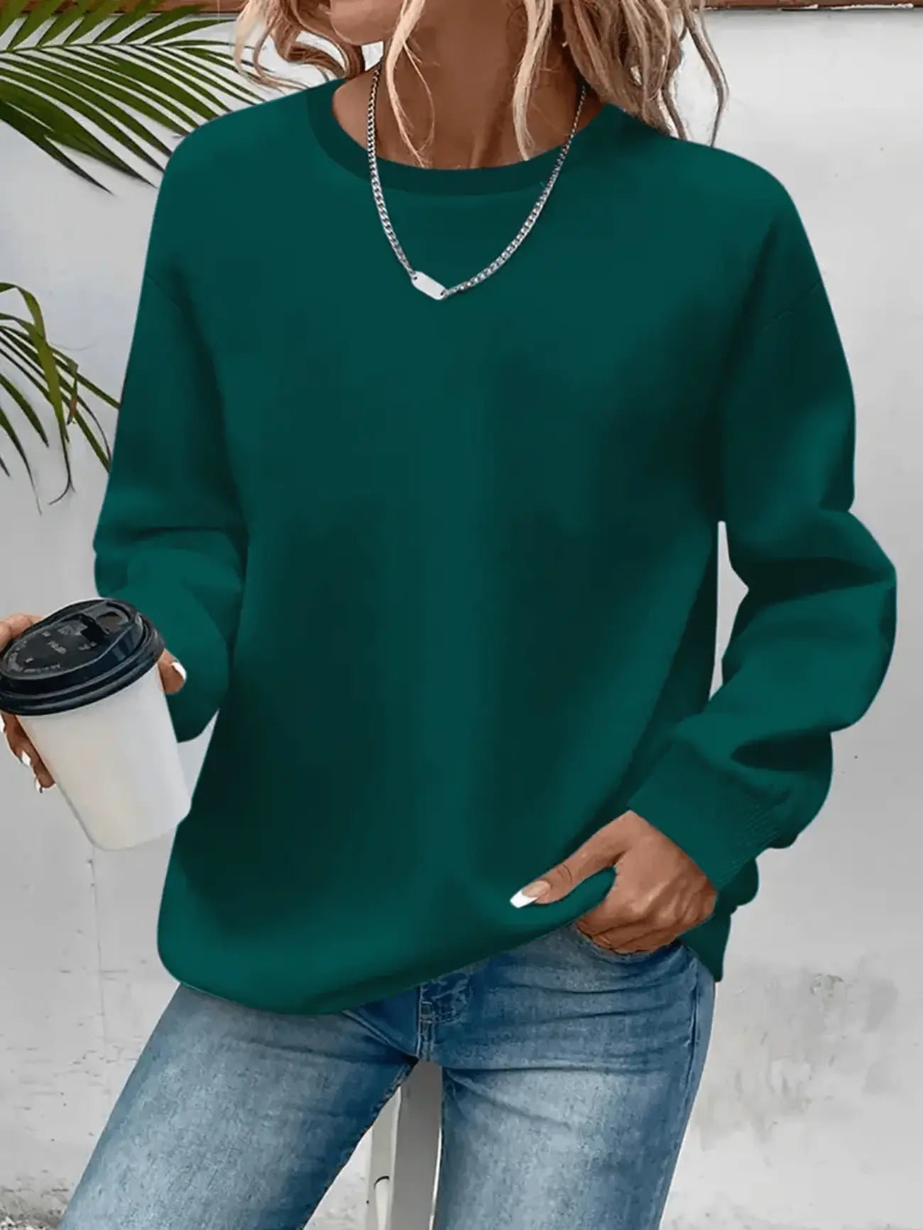 Enkel och Bekväm Sweatshirt | Tillsammans mot bröstcancer