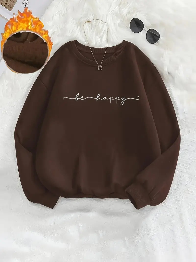 Varm minimalistisk Sweatshirt | Tillsammans mot bröstcancer