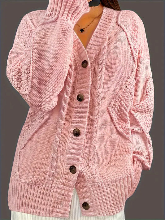 Rosa Hopp Cardigan | Tillsammans mot Bröstcancer