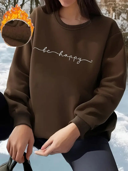 Varm minimalistisk Sweatshirt | Tillsammans mot bröstcancer