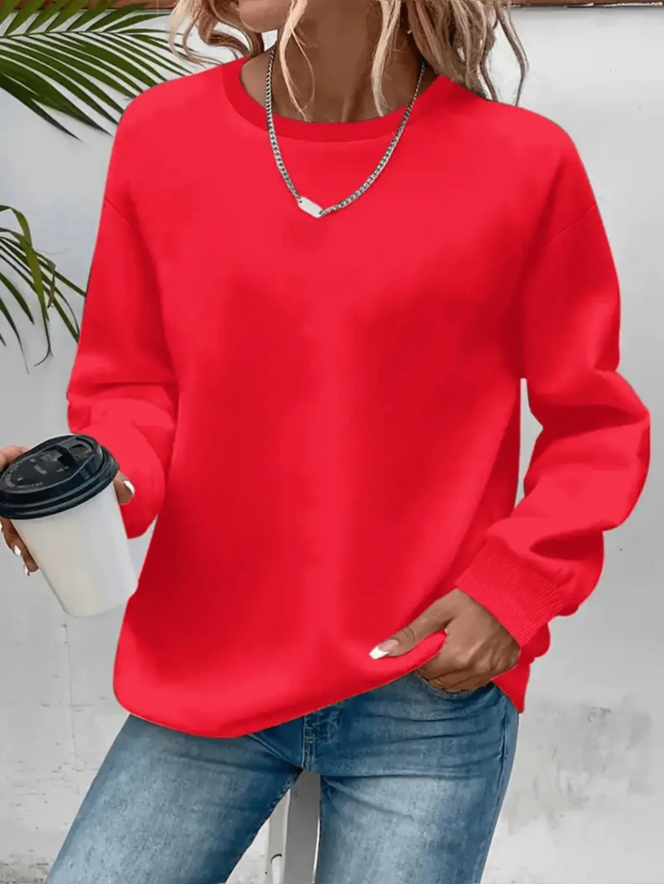 Enkel och Bekväm Sweatshirt | Tillsammans mot bröstcancer