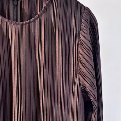 Elvi™ -  Utsvängda Ärmar Elegant Klänning